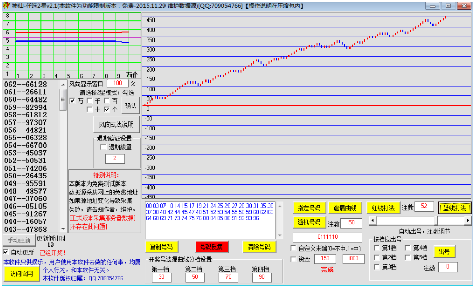 神仙时时彩任选二星免费版（仅支持万个玩法）